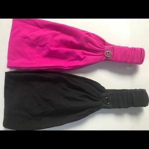 Bundle of 2 Lululemon Bang Buster headbands, EUC